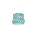 Chicken Icon Turquoise Quilted Tara Vest
