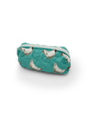 Chicken Icon Turquoise Quilted Hot Tools Bag