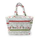 Christmas Dachshund Quilted Handbag