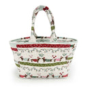 Christmas Dachshund Quilted Handbag