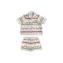Christmas Dachshund Shorty Pajama Set