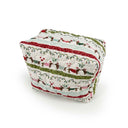 Christmas Dachshund Quilted Makeup Bag