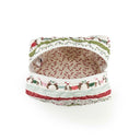 Christmas Dachshund Quilted Makeup Bag