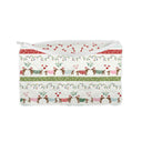 Christmas Dachshund Quilted Makeup Bag