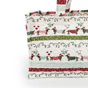 Christmas Dachshund Quilted Tote