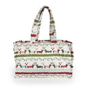 Christmas Dachshund Quilted Tote