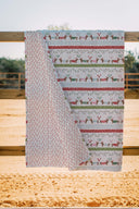 Christmas Dachshund Quilt