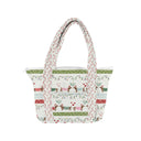Christmas Dachshund Zipper Tote Bag