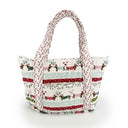 Christmas Dachshund Zipper Tote Bag