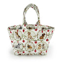Christmas Petal Pups Quilted Handbag