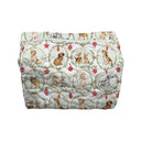 Christmas Petal Pups Quilted Makeup Bag