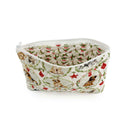 Christmas Petal Pups Quilted Makeup Bag