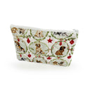 Christmas Petal Pups Quilted Makeup Bag