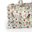 Christmas Petal Pups Quilted Tote