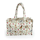 Christmas Petal Pups Quilted Tote
