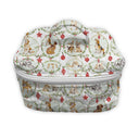 Christmas Petal Pups Quilted Travel Case