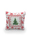 Christmas Tree Icon Quilted Mini Pillow 8" x 8"