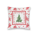 Christmas Tree Icon Quilted Mini Pillow 8" x 8"