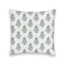 Claire Floral Blue Quilted 20" Pillow
