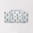 Claire Blue Quilted Weekender Duffle Bag