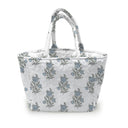 Claire Blue Quilted Handbag