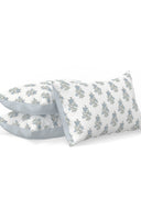 Claire Floral Blue Quilt