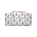 Claire Pink Quilted Weekender Duffle Bag
