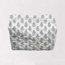 Claire Pink Quilted Makeup Bag