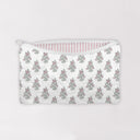 Claire Pink Quilted Makeup Bag