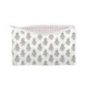 Claire Pink Quilted Makeup Bag