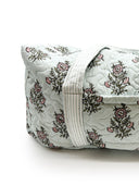 Claire Sky Quilted Weekender Duffle Bag