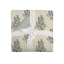 Claire Slate Linen Baby Blanket