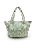 Erin & Ben Co. Clover Sage Zipper Tote Bag