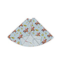 Cowboy Christmas Blue Tree Skirt
