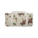 Cowboy Christmas Quilted Weekender Duffle Bag