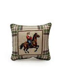 Framed Cowboy Christmas Quilted Mini Pillow 8" x 8"