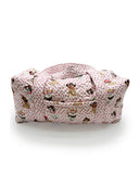 Cowboy Pups Fuchsia Quilted Weekender Duffle Bag