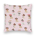Cowboy Pups Fuchsia Quilt