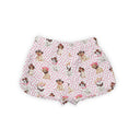 Cowboy Pups Fuchsia Quilted Scallop Shorts *Web Exclusive*