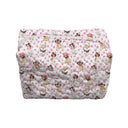 Cowboy Pups Fuchsia Quilted Makeup Bag