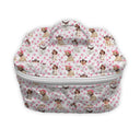 Cowboy Pups Fuchsia Quilted Travel Case