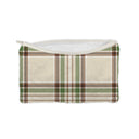 Framed Cowboy Christmas Quilted Makeup Bag