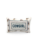 "Cowgirl" Quilted Mini Pillow 8" x 12"