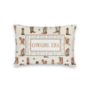 "Cowgirl Era" Linen Quilted Mini Pillow 8" x 12"