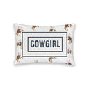 "Cowgirl" Quilted Mini Pillow 8" x 12"