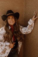 Birdie Neutral Quilted Bomber Jacket *Web Exclusive*