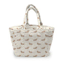 Dachshund Dots Game Day Green/Gold Quilted Handbag