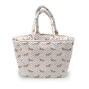 Dachshund Dots Game Day Orange Quilted Handbag