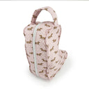 Dachshund Dots Pink Quilted Boot Bag