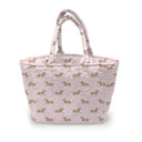 Dachshund Dots Pink Quilted Handbag